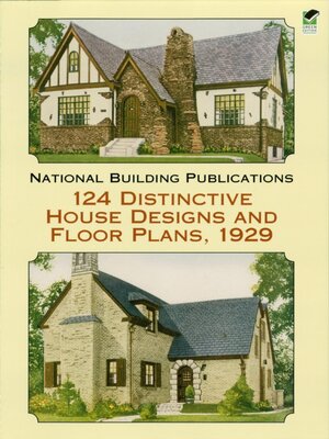cover image of 124 Distinctive House Designs and Floor Plans, 1929